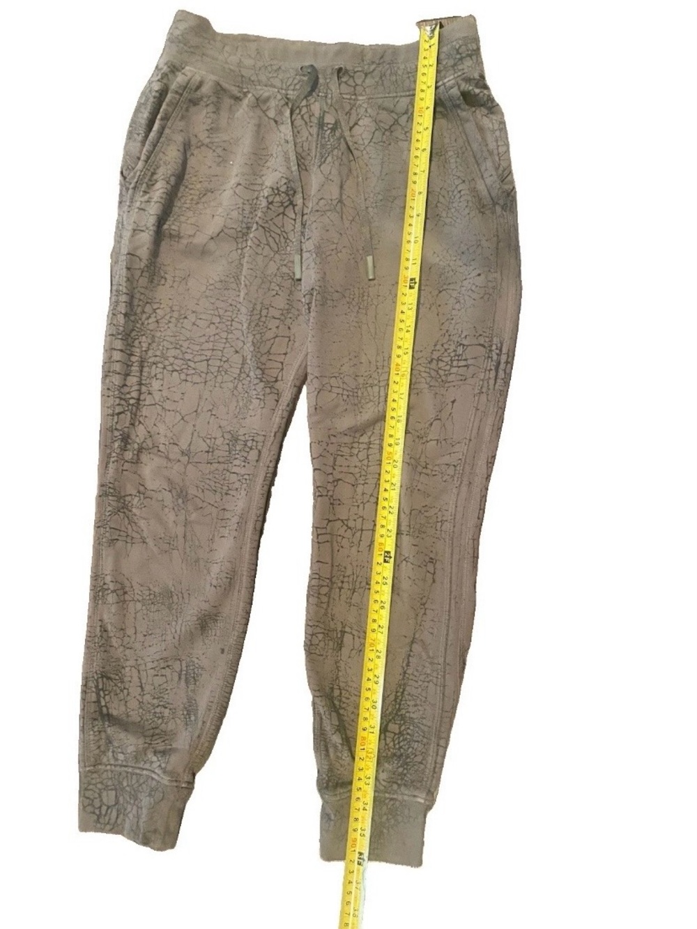 Lululemon Warm Down Jogger Thread Dye Rover Black Size 8 7/8 Pants LW5DMX - Picture 6 of 10